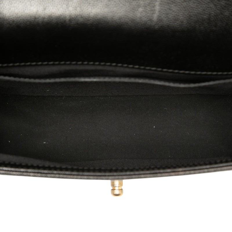 Old Medium Chevron Caviar Boy Flap - Image 4
