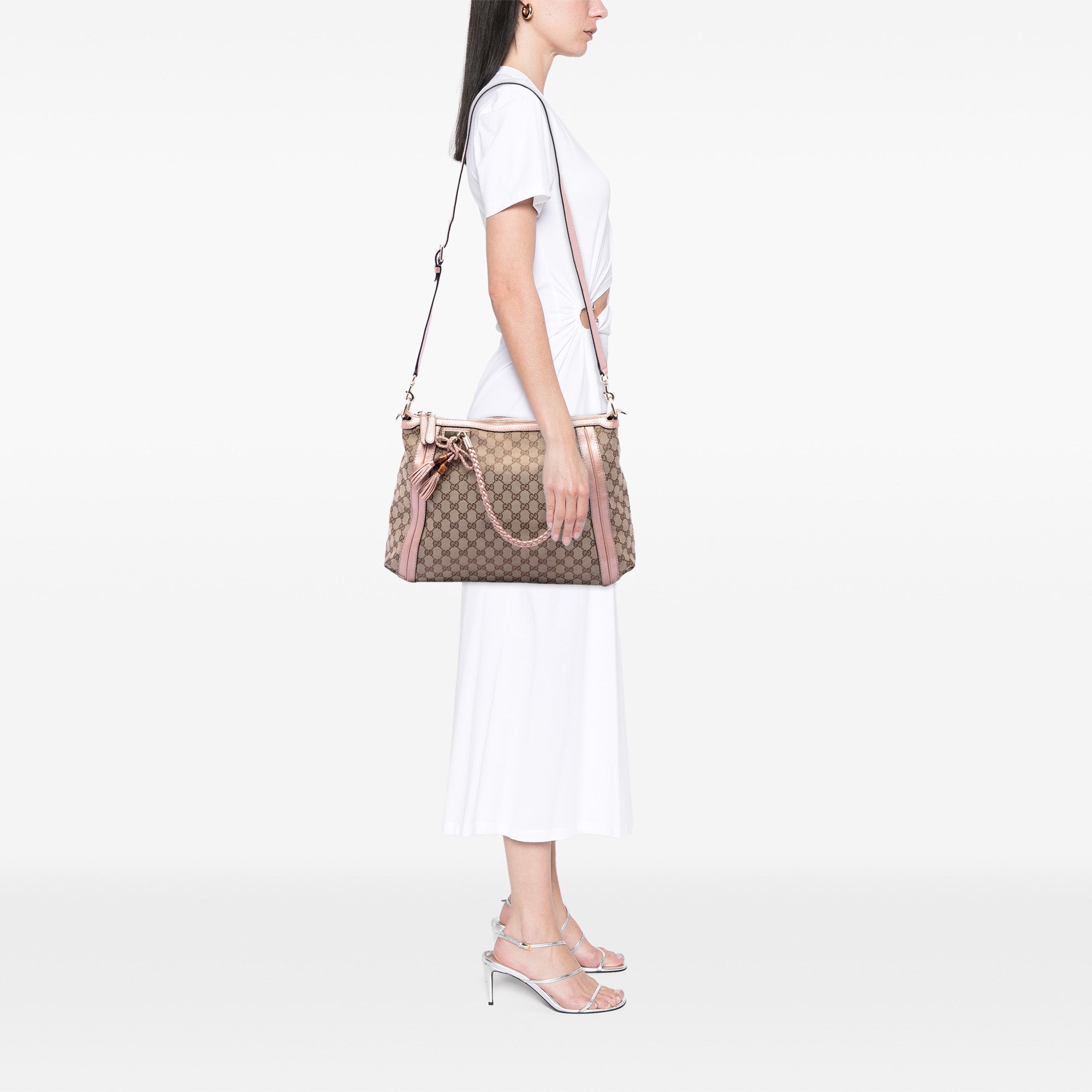 GG Canvas Bella Convertible Tote - Image 6