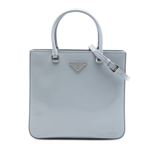 Medium Spazzolato Leather Satchel - Image 1