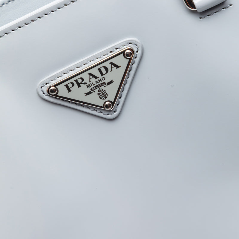 Medium Spazzolato Leather Satchel - Image 5