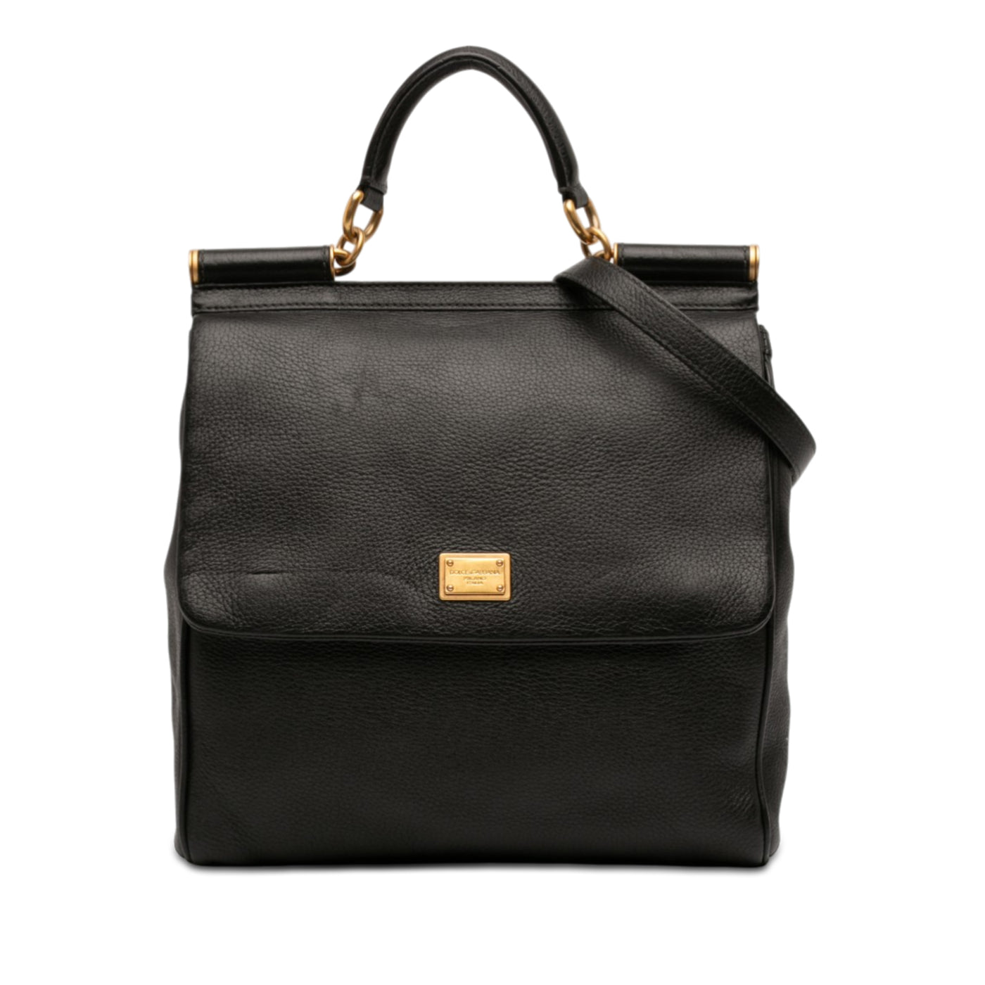 Calfskin Flat Sicily Satchel - Image 1