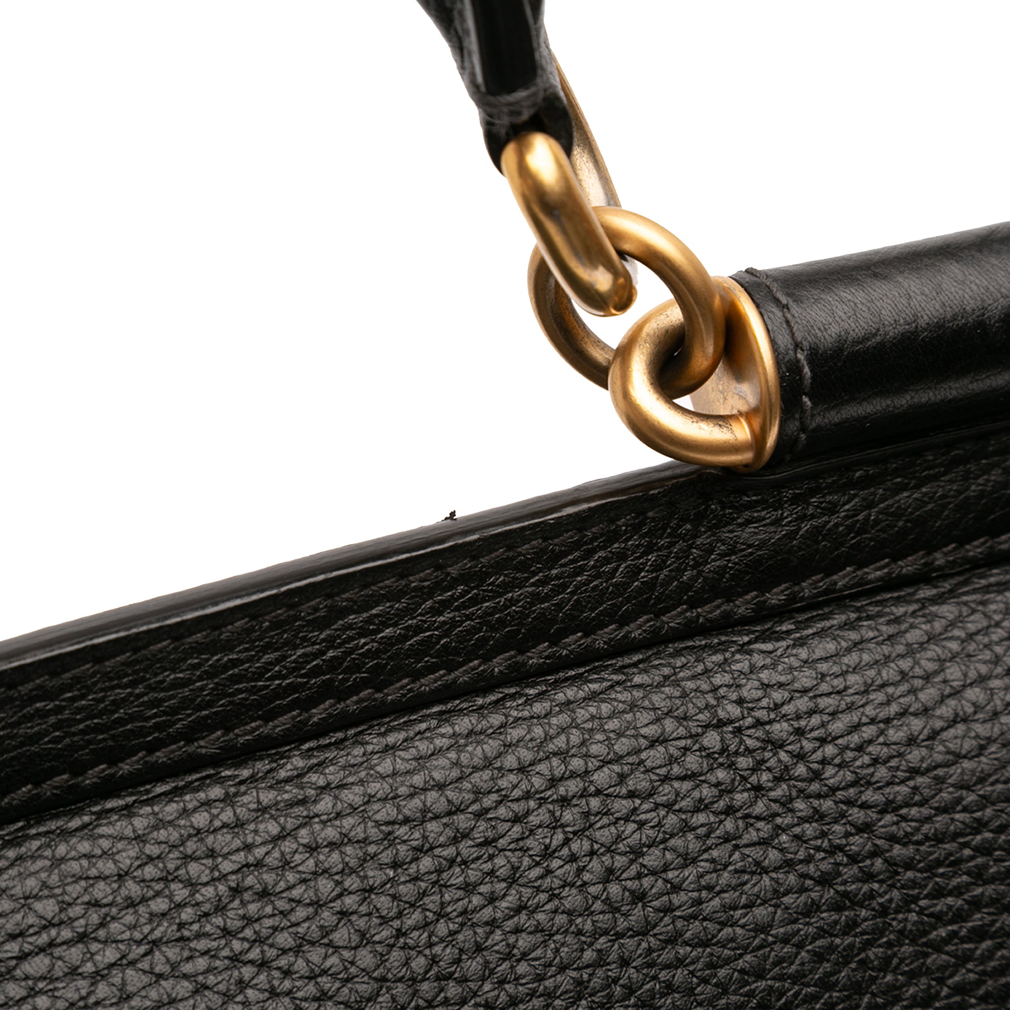 Calfskin Flat Sicily Satchel - Image 8