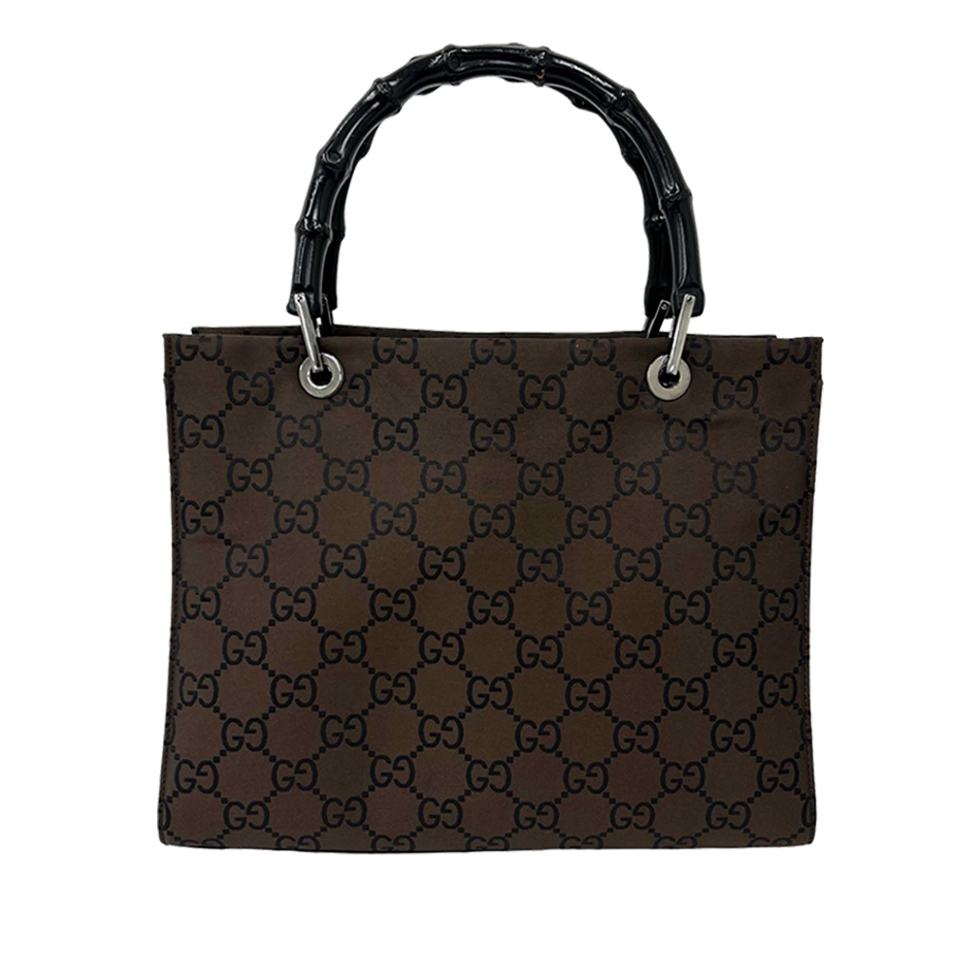 GG Nylon Bamboo Satchel - Image 2