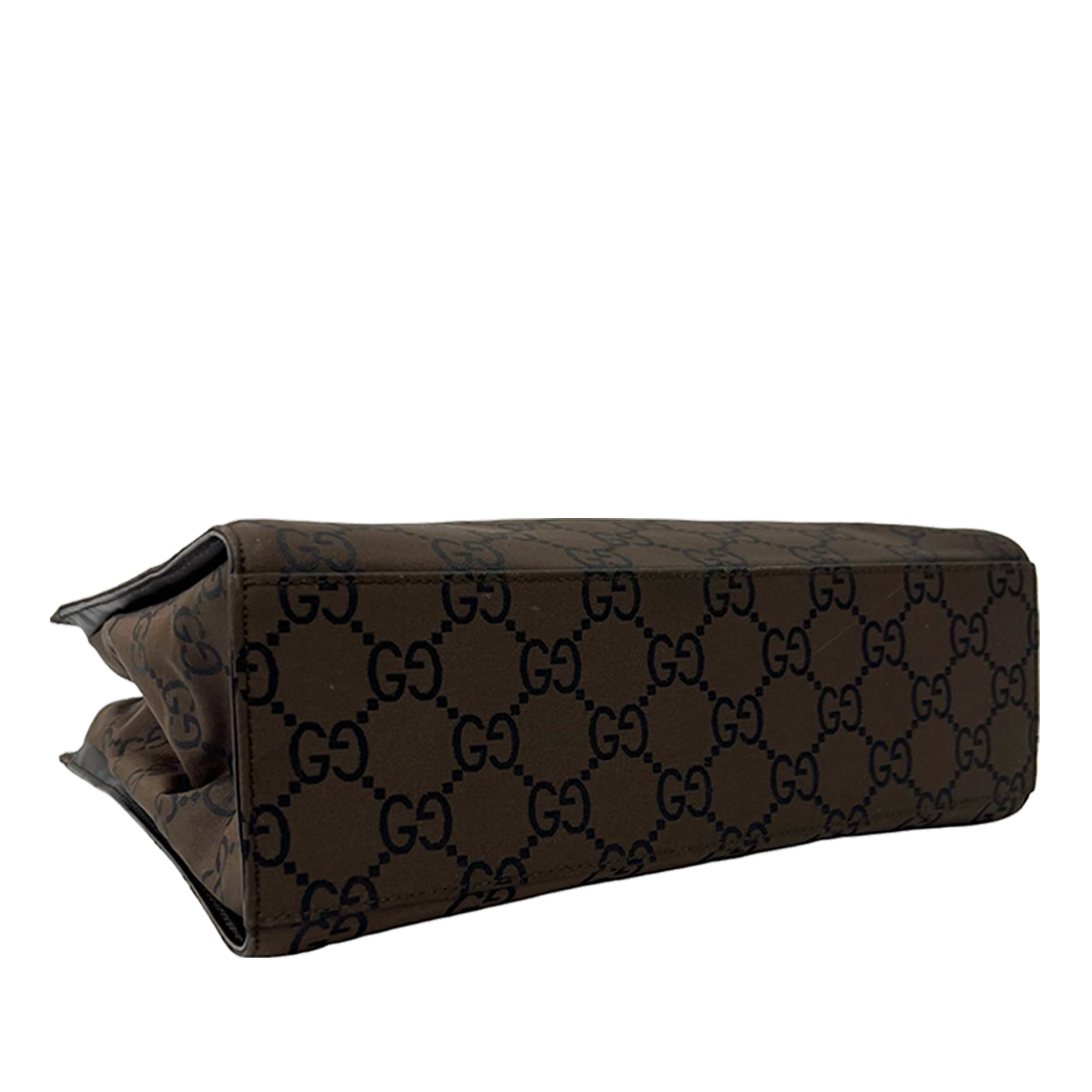 GG Nylon Bamboo Satchel - Image 3