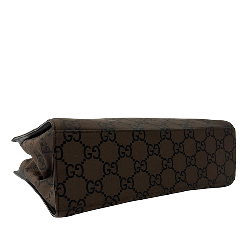 GG Nylon Bamboo Satchel - Image 3