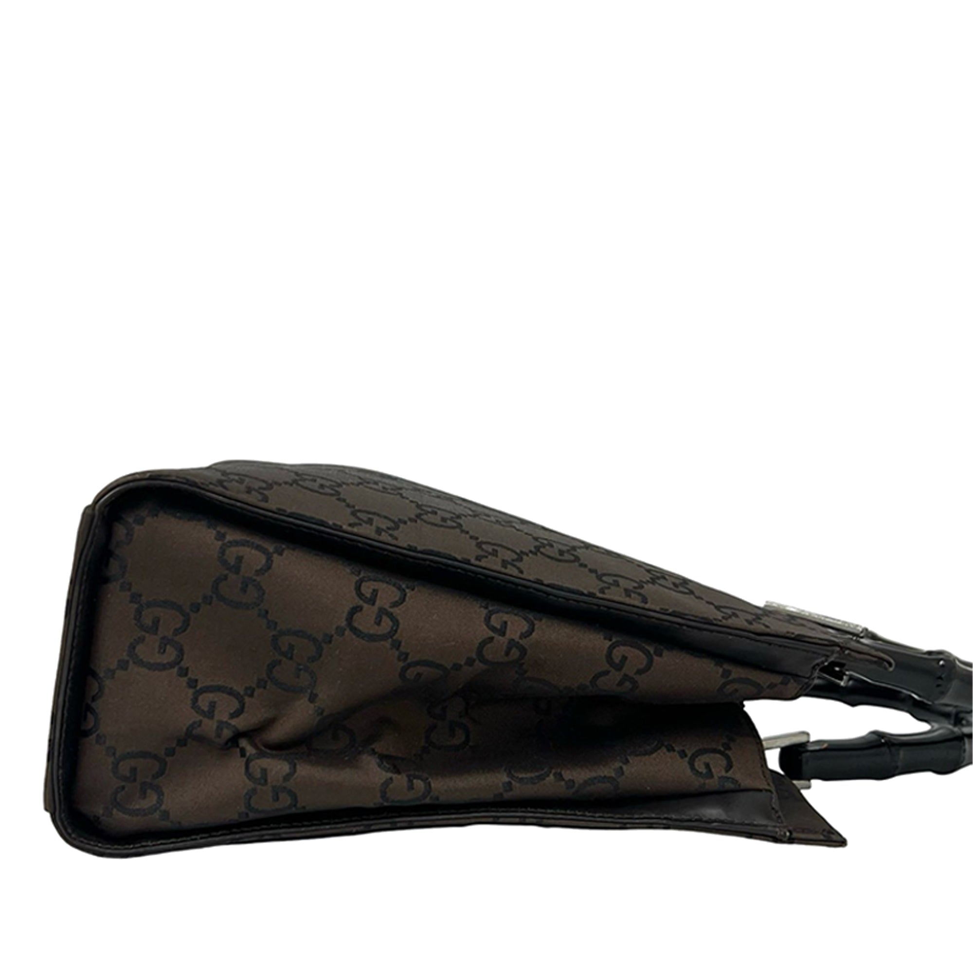 GG Nylon Bamboo Satchel - Image 7