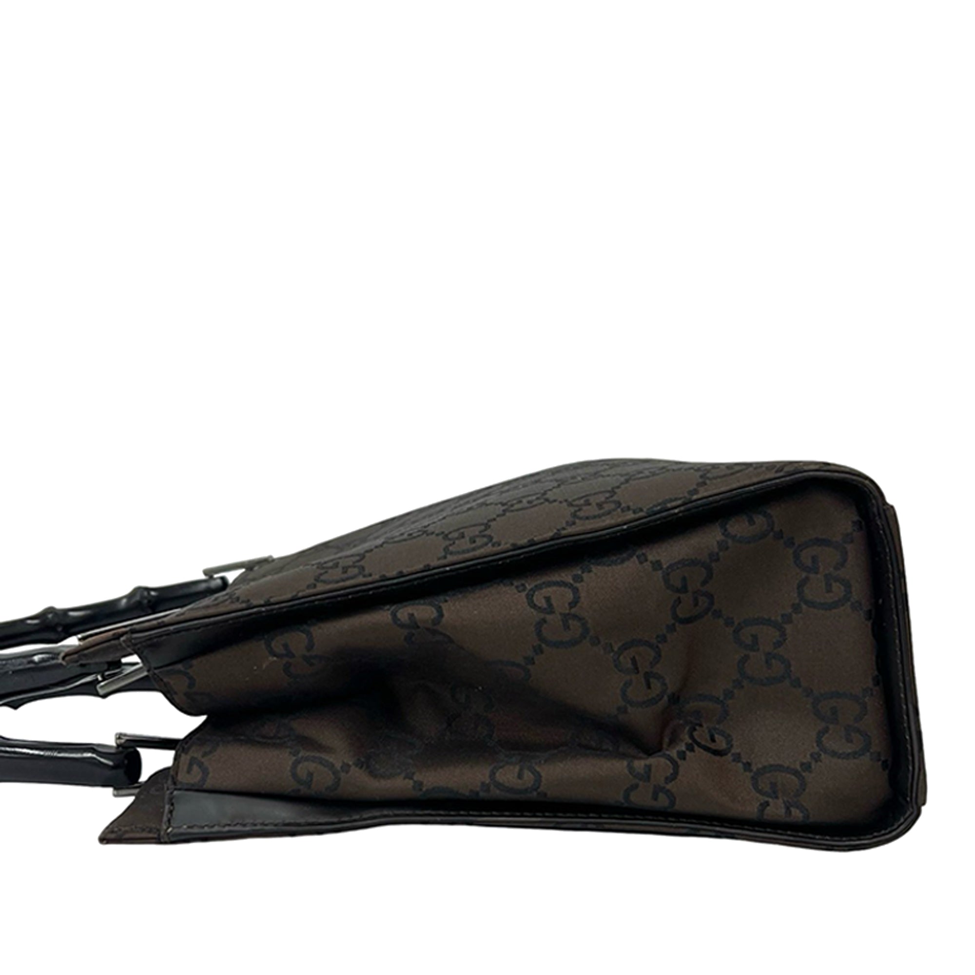 GG Nylon Bamboo Satchel - Image 8