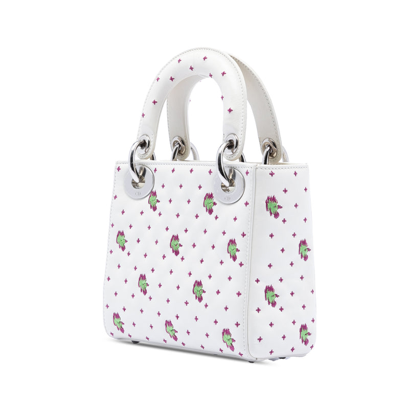 Mini Embroidered Calfskin Lady Dior - Image 2