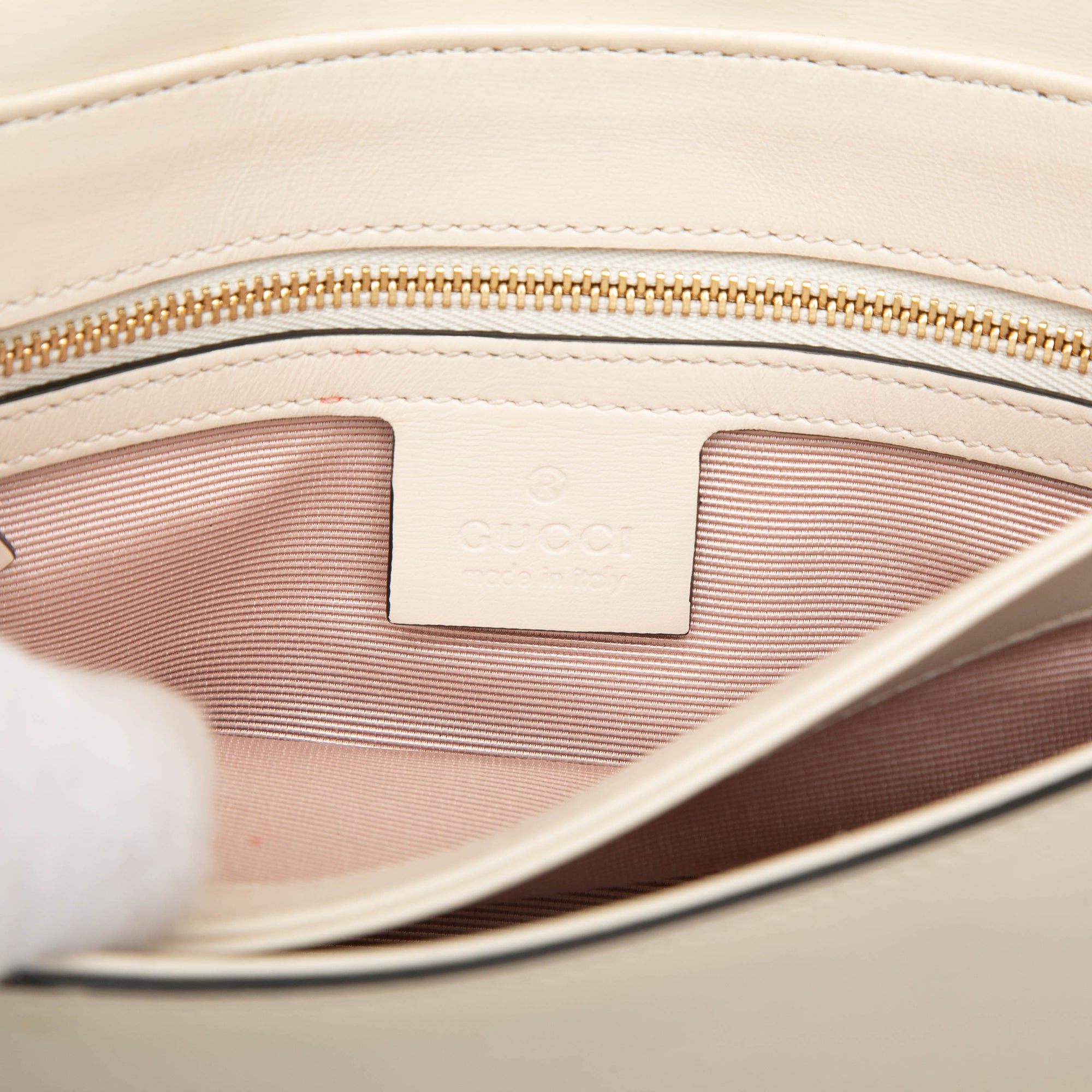Small Bicolor Leather Arli Crossbody - Image 5