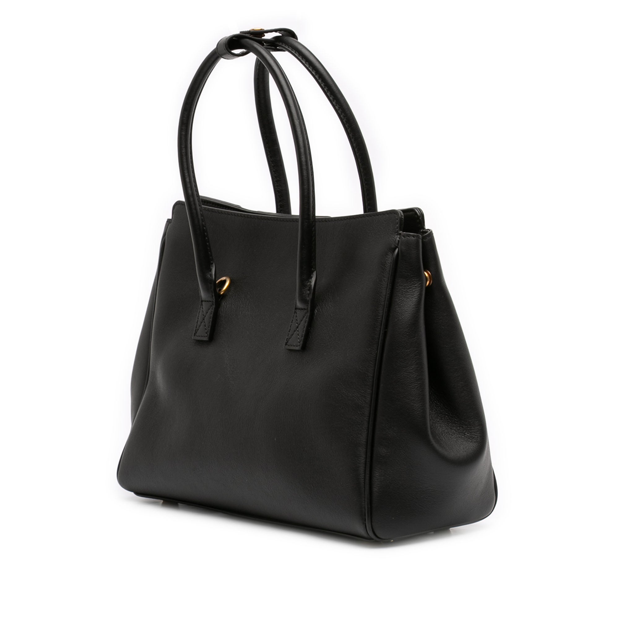 Mini Smooth Calfskin Hampton Carry All Satchel - Image 2