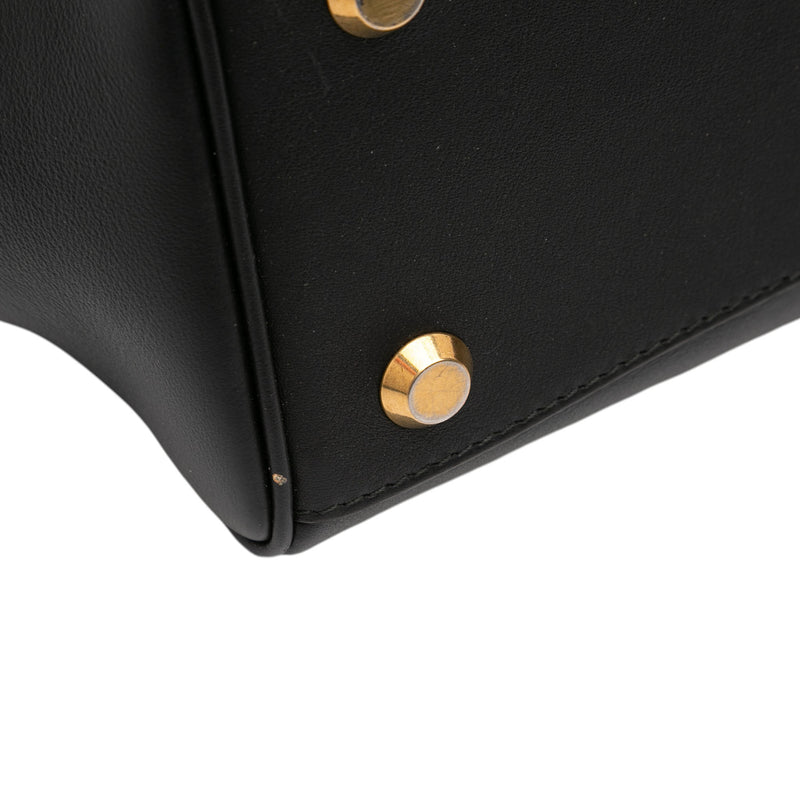 Mini Smooth Calfskin Hampton Carry All Satchel - Image 8