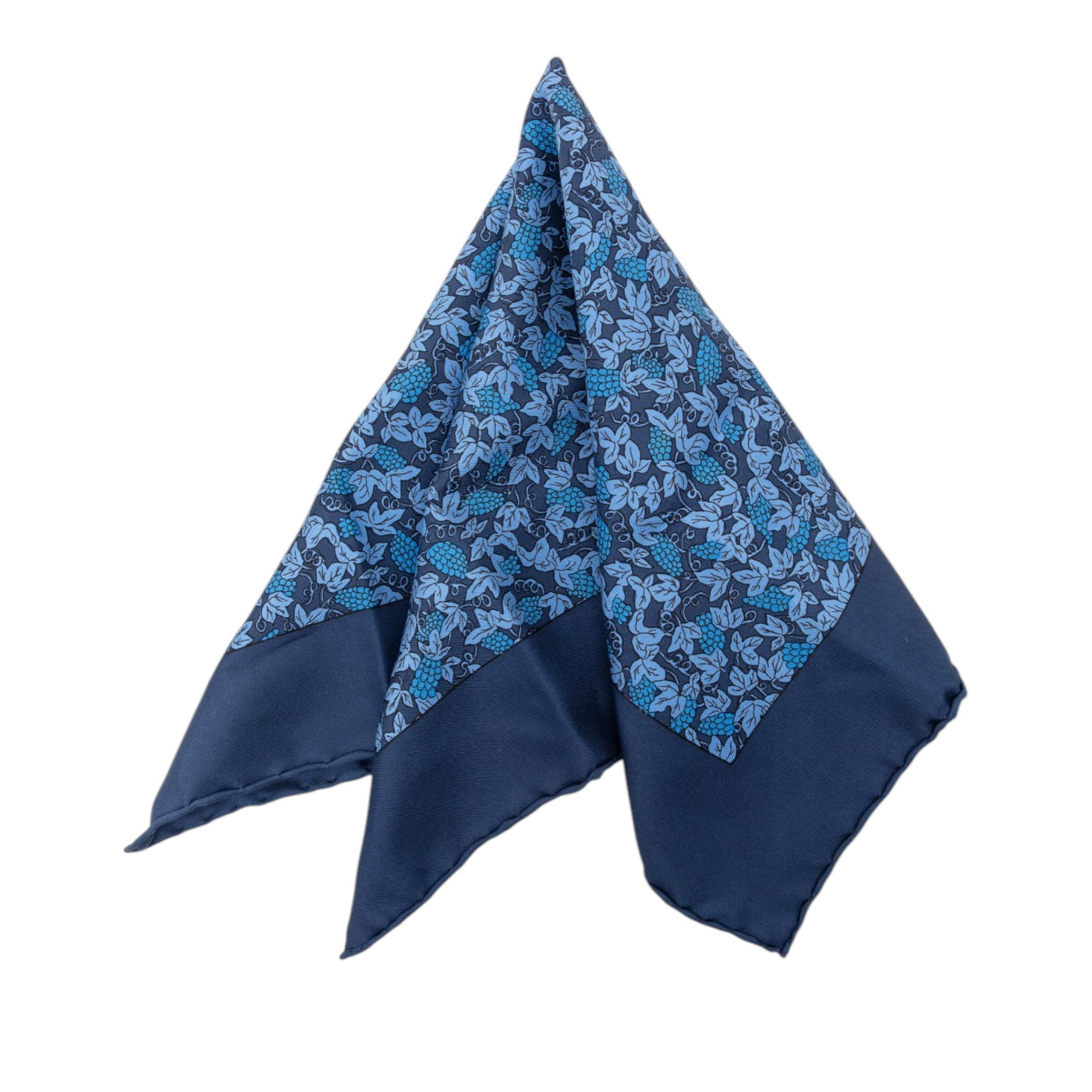 Grape Vines Silk Pocket Square Scarf - Image 1