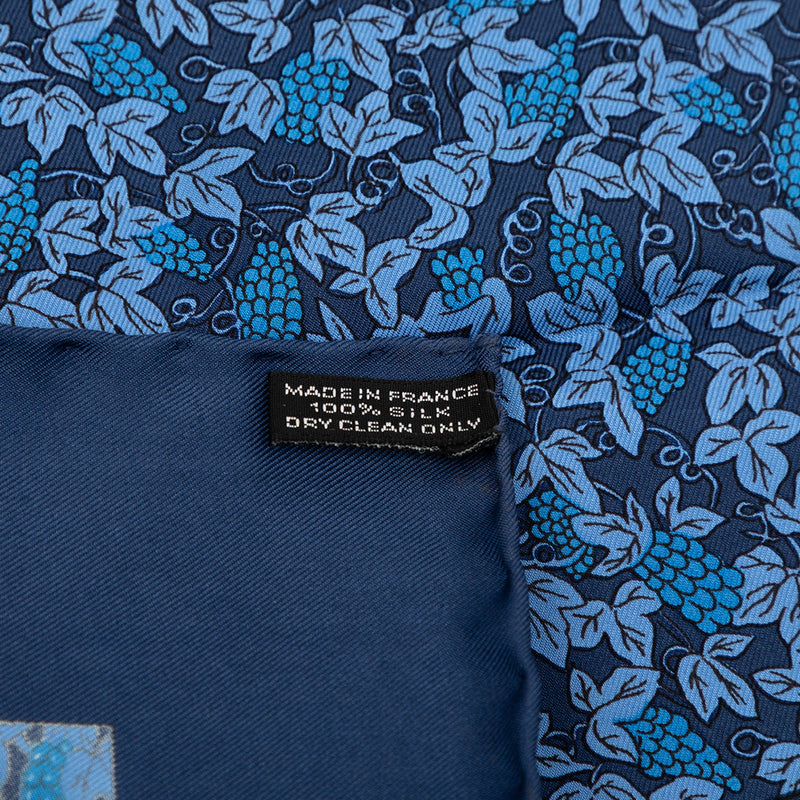 Grape Vines Silk Pocket Square Scarf - Image 2