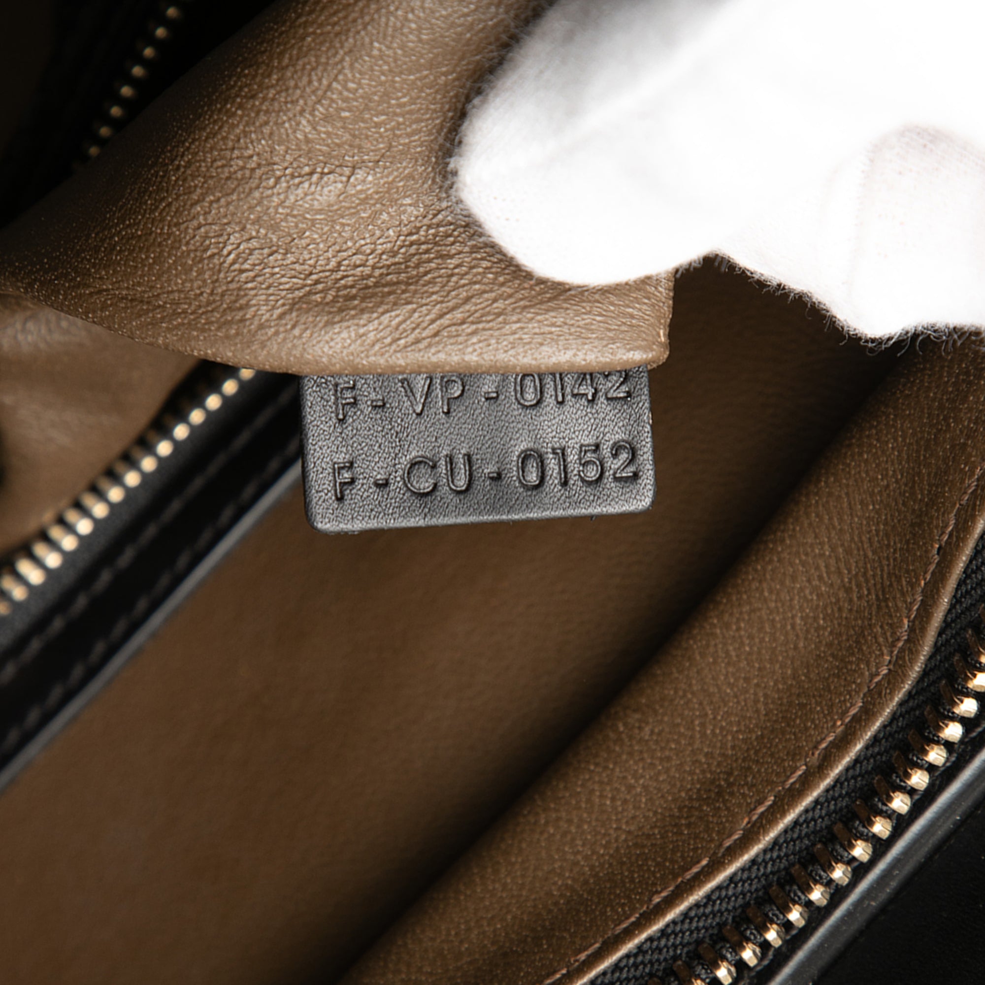 Mini Tricolor Nubuck and Smooth Calfskin Luggage Tote - Image 6