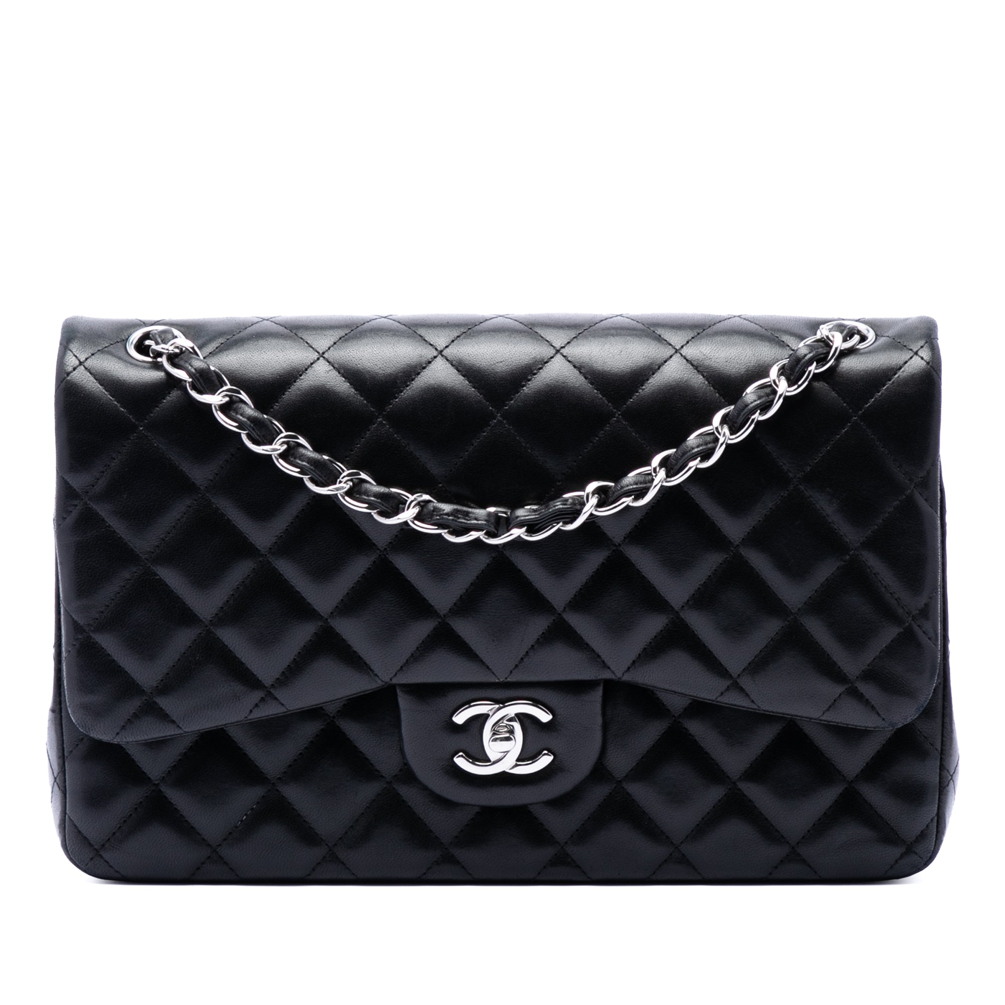 Jumbo Classic Lambskin Double Flap - Image 1