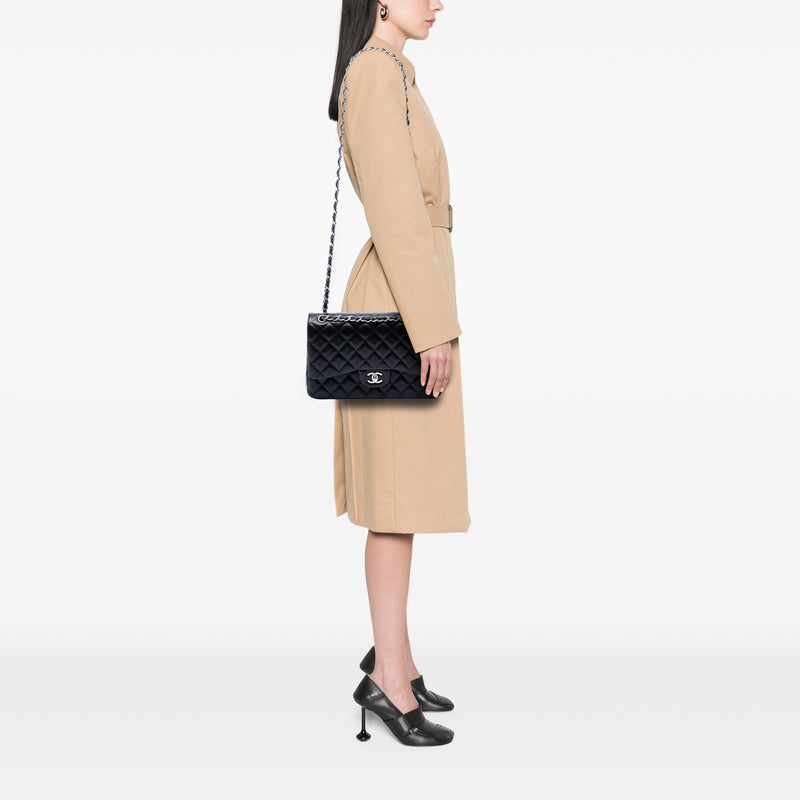Jumbo Classic Lambskin Double Flap - Image 6