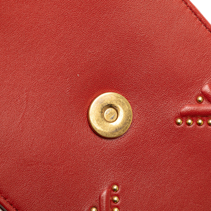 Studded Lambskin Vertical Diorama Crossbody - Image 9