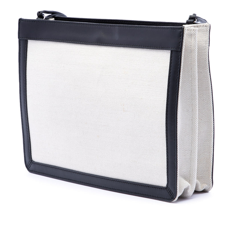 Canvas Navy Pochette Crossbody - Image 2