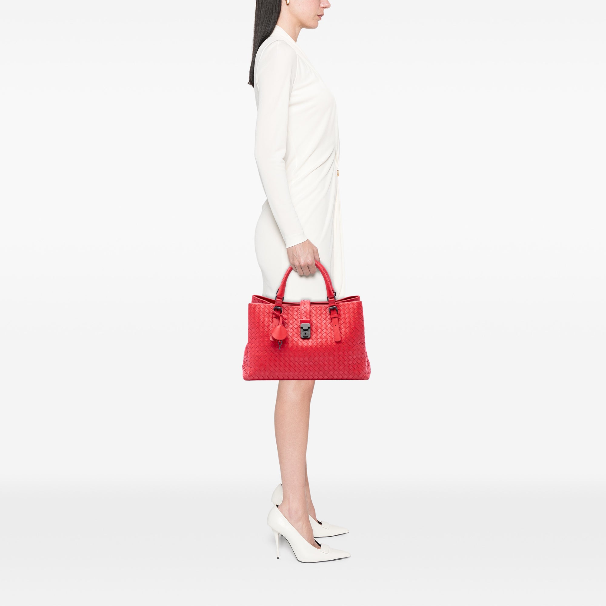 Medium Nappa Intrecciato Roma Tote - Image 6