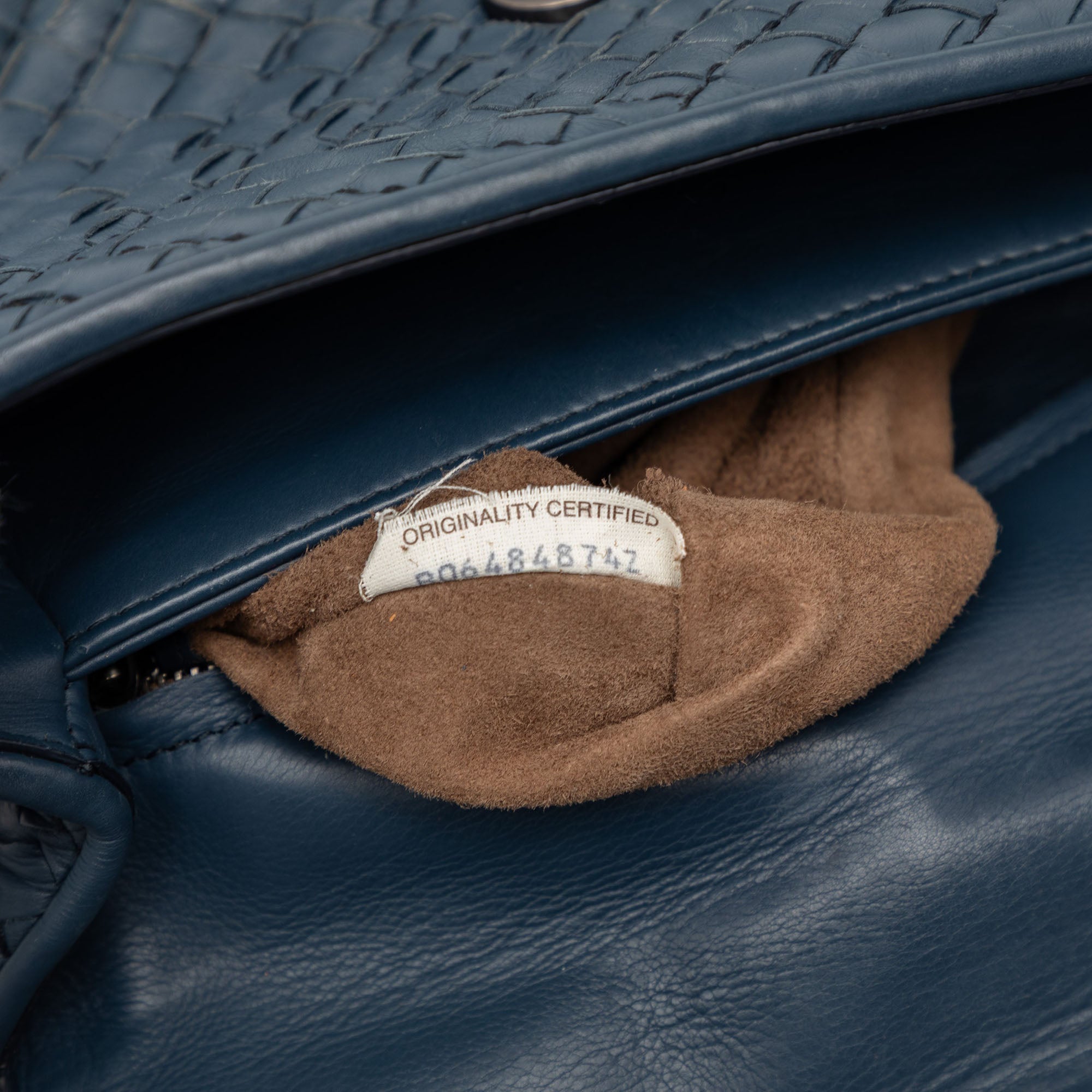 Small Nappa Intrecciato Boutis Olimpia Shoulder Bag - Image 6