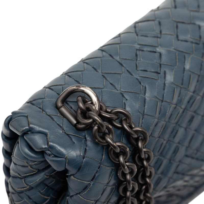 Small Nappa Intrecciato Boutis Olimpia Shoulder Bag - Image 7