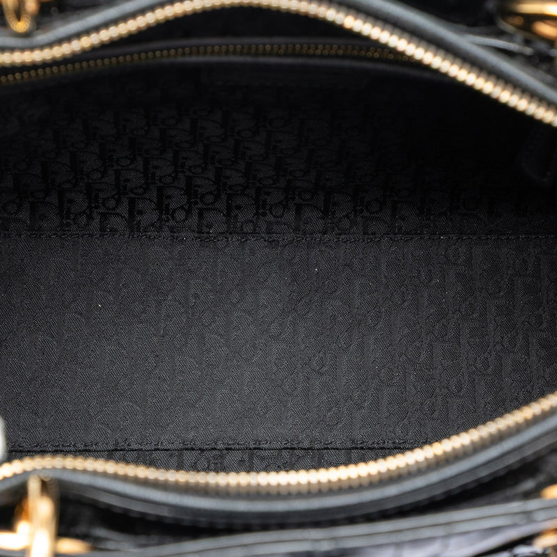 Large Patent Cannage Lady Dior - Image 4
