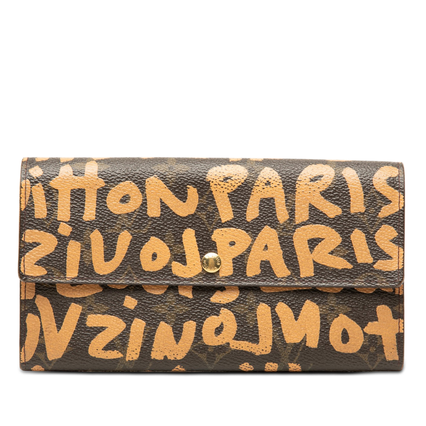 Stephen Sprouse Monogram Graffiti Porte Monnaie Credit - Image 1