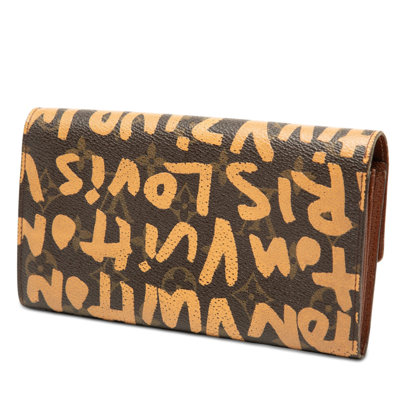 Stephen Sprouse Monogram Graffiti Porte Monnaie Credit - Image 2