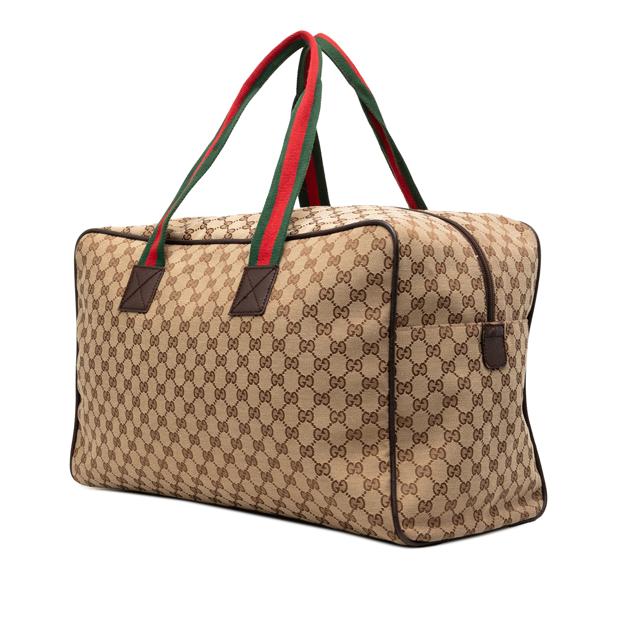 GG Canvas Web Travel Bag - Image 2