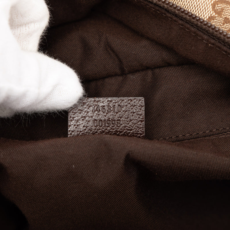 GG Canvas Web Travel Bag - Image 6