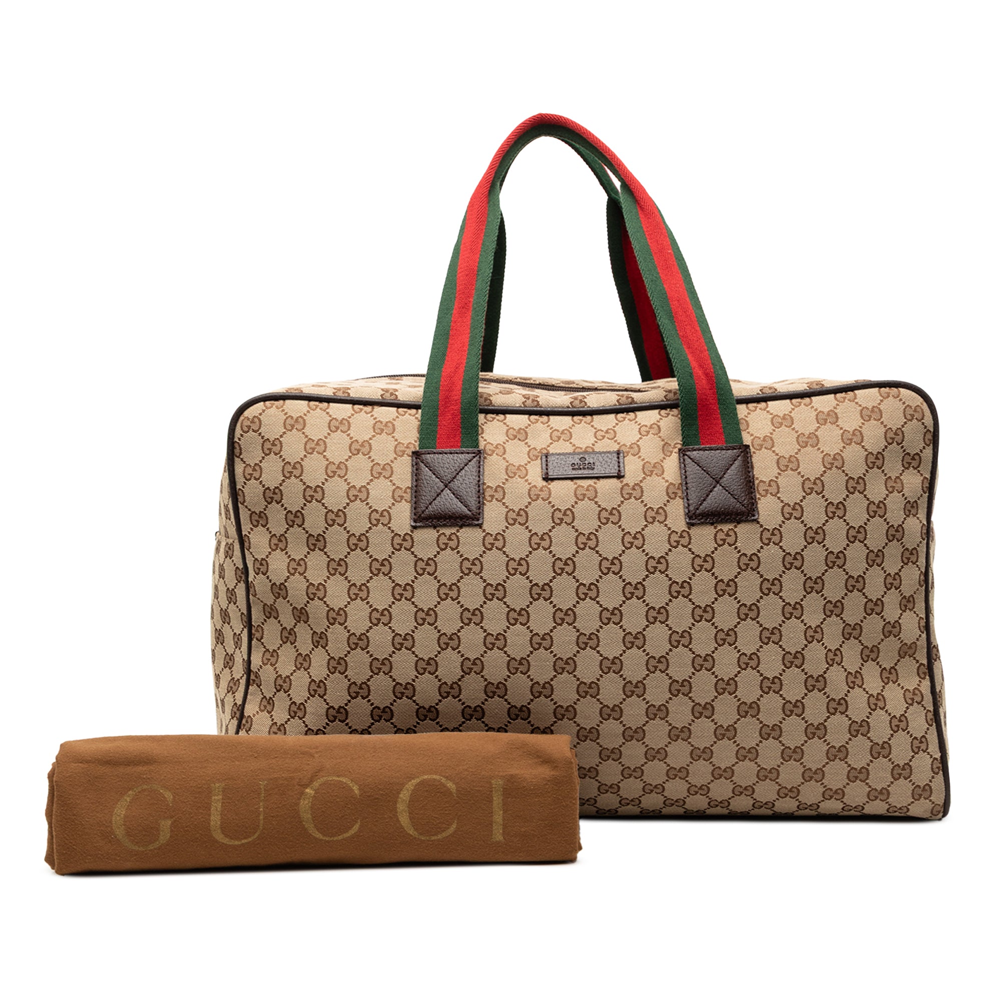 GG Canvas Web Travel Bag - Image 8