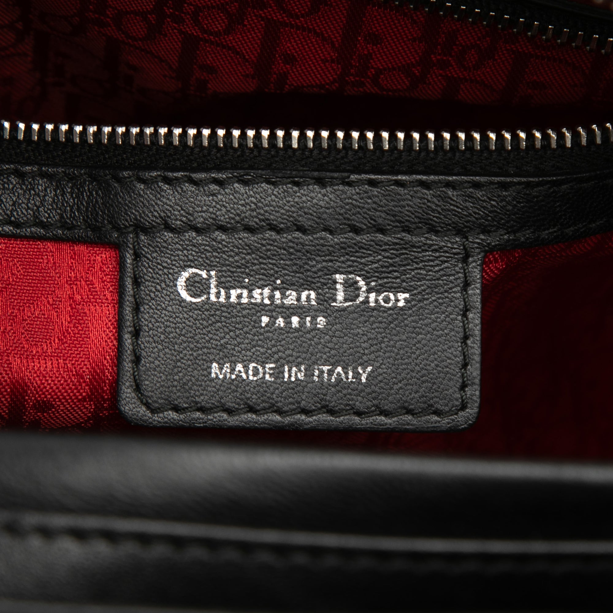 Large Lambskin Cannage Lady Dior - Image 5