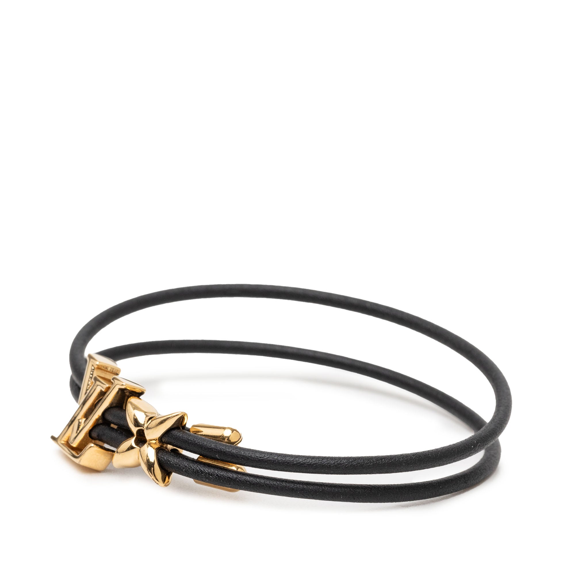 Leather LV Bloom Bracelet - Image 2