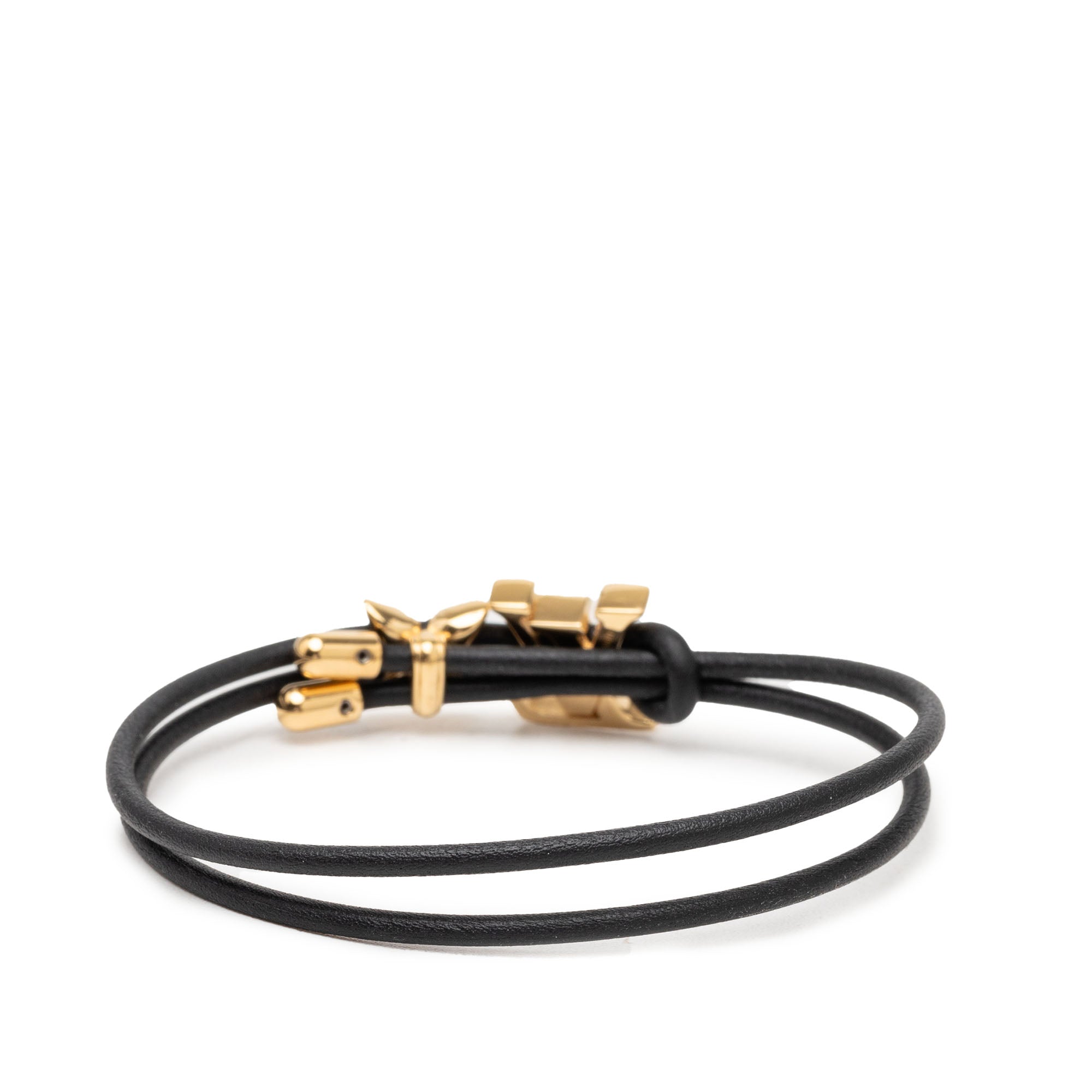 Leather LV Bloom Bracelet - Image 3