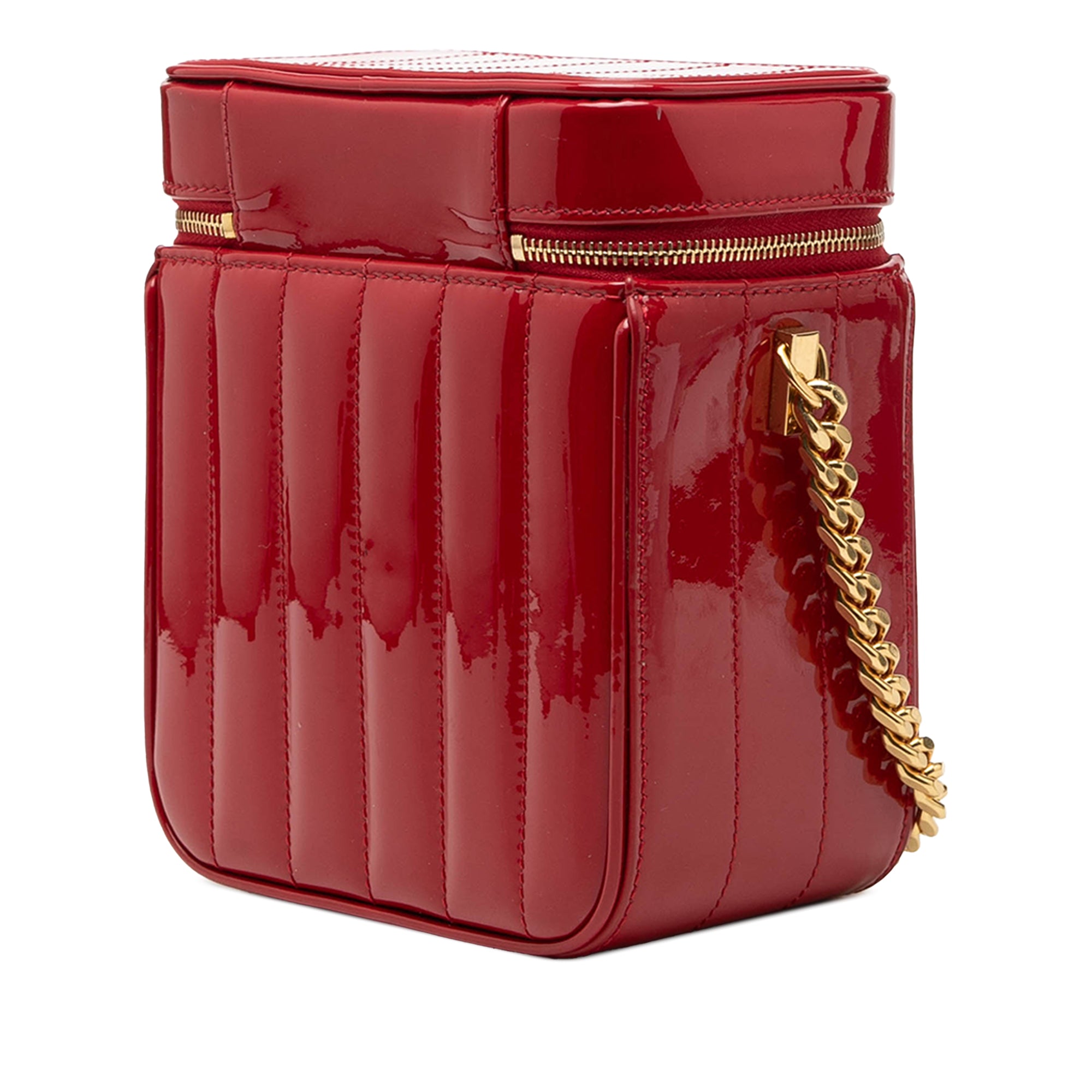 Matelasse Patent Monogram Vicky Vanity Bag - Image 2