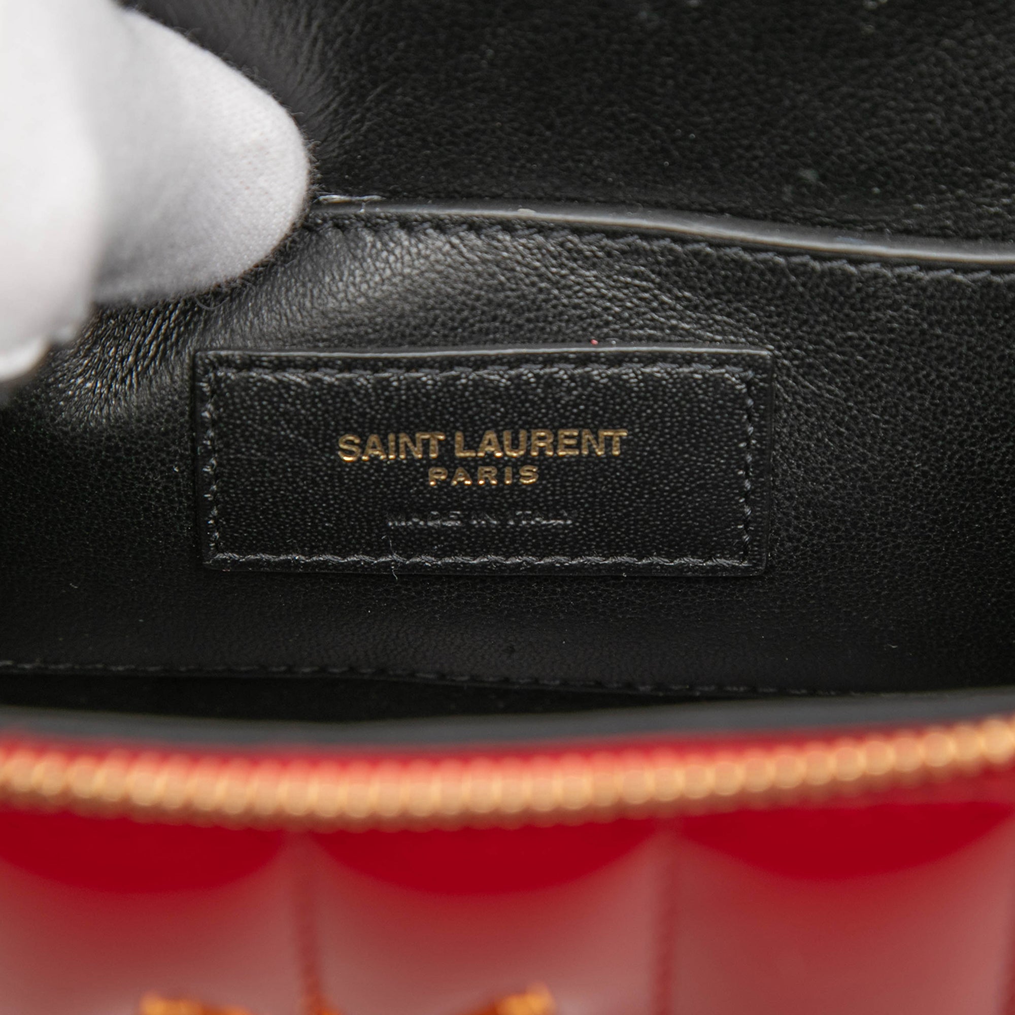 Matelasse Patent Monogram Vicky Vanity Bag - Image 5