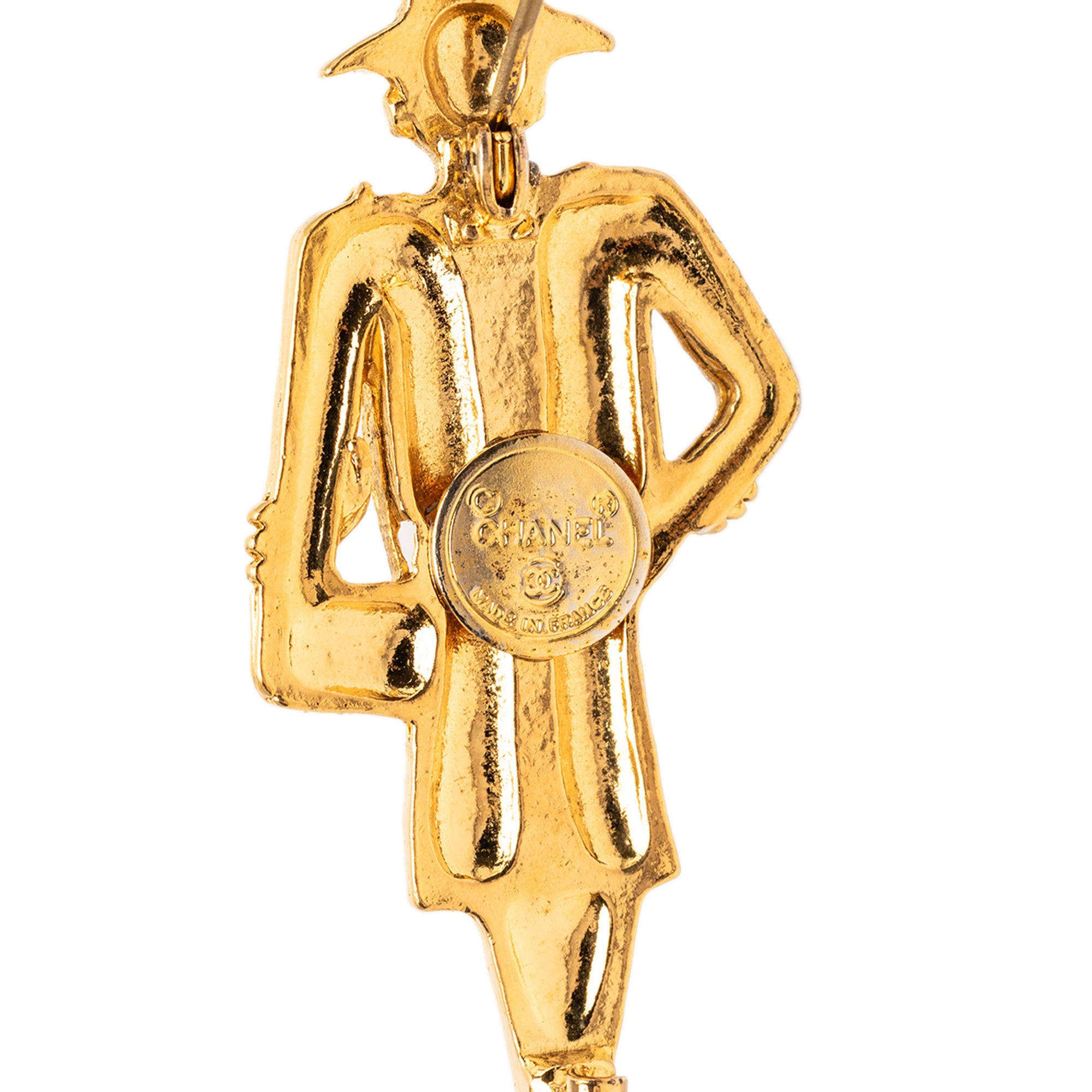 Gold Plated Coco Mademoiselle Pin Brooch - Image 4