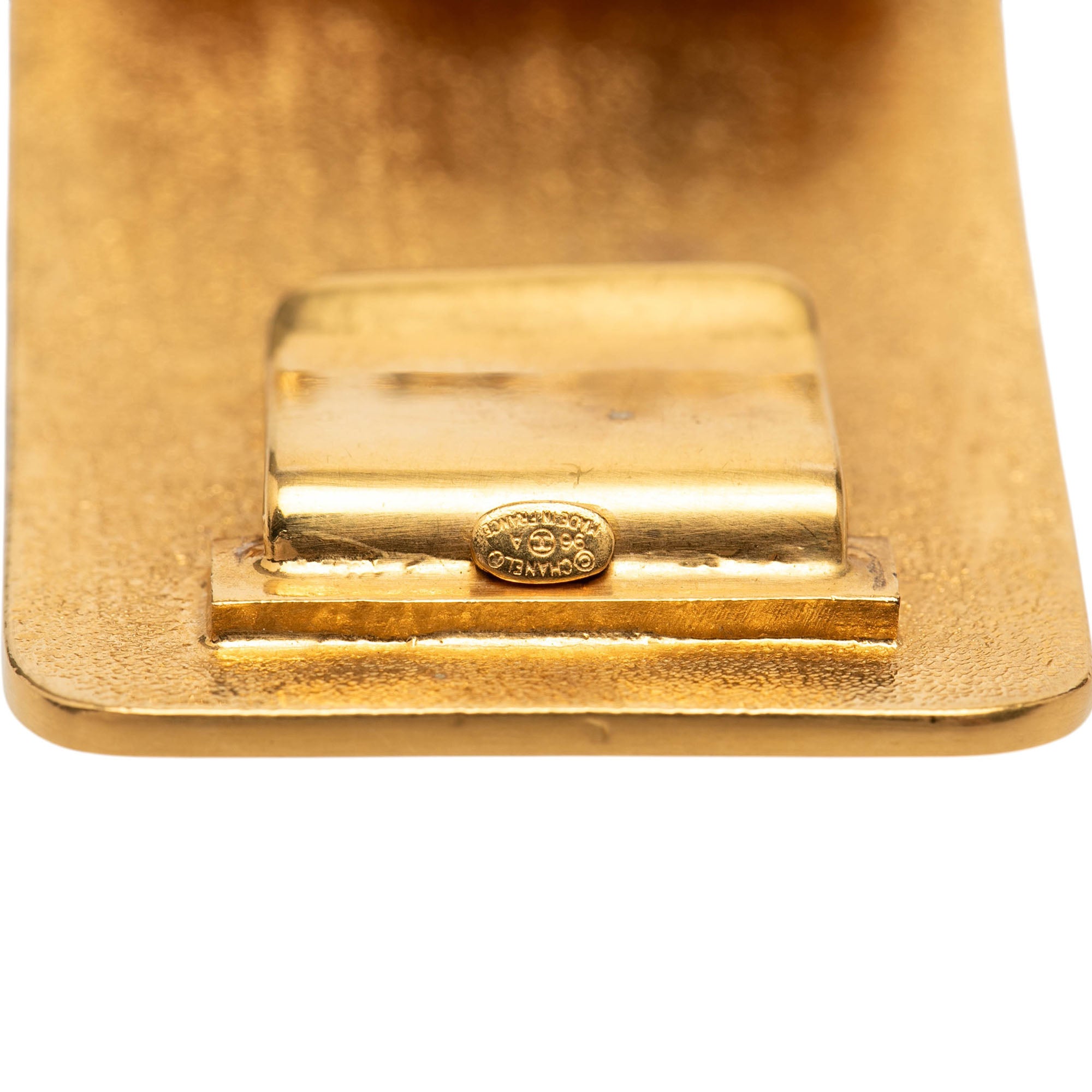 Gold Plated Multi Chain Logo Belt - Image 5