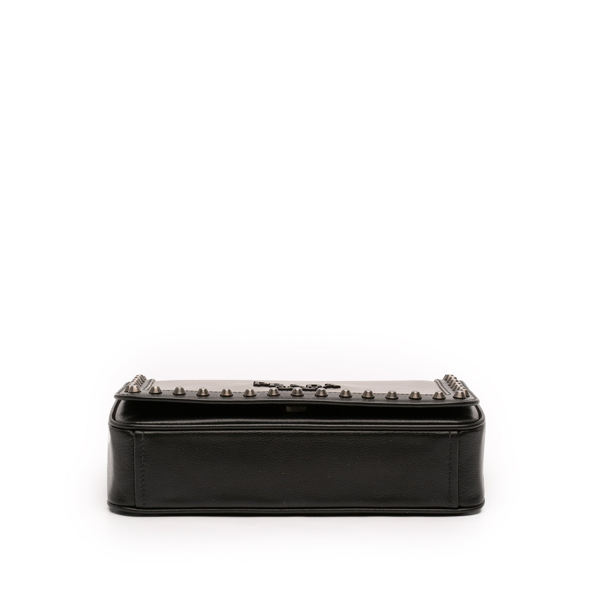 Bicolor Glace Calfskin Studded Crossbody - Image 3