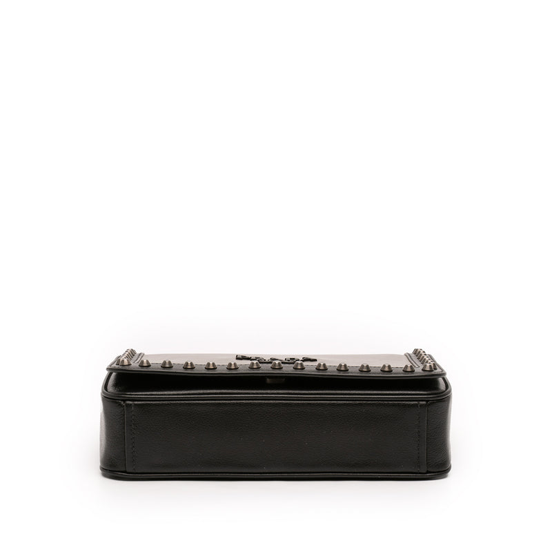 Bicolor Glace Calfskin Studded Crossbody - Image 3