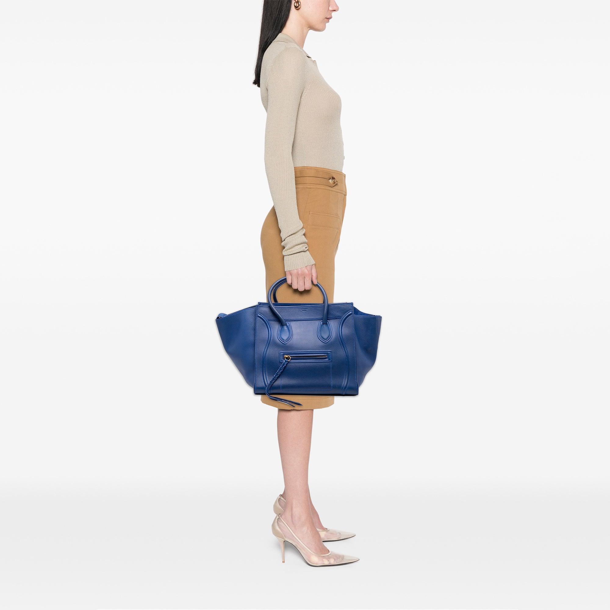Medium Grained Calfskin Phantom Luggage Tote - Image 7