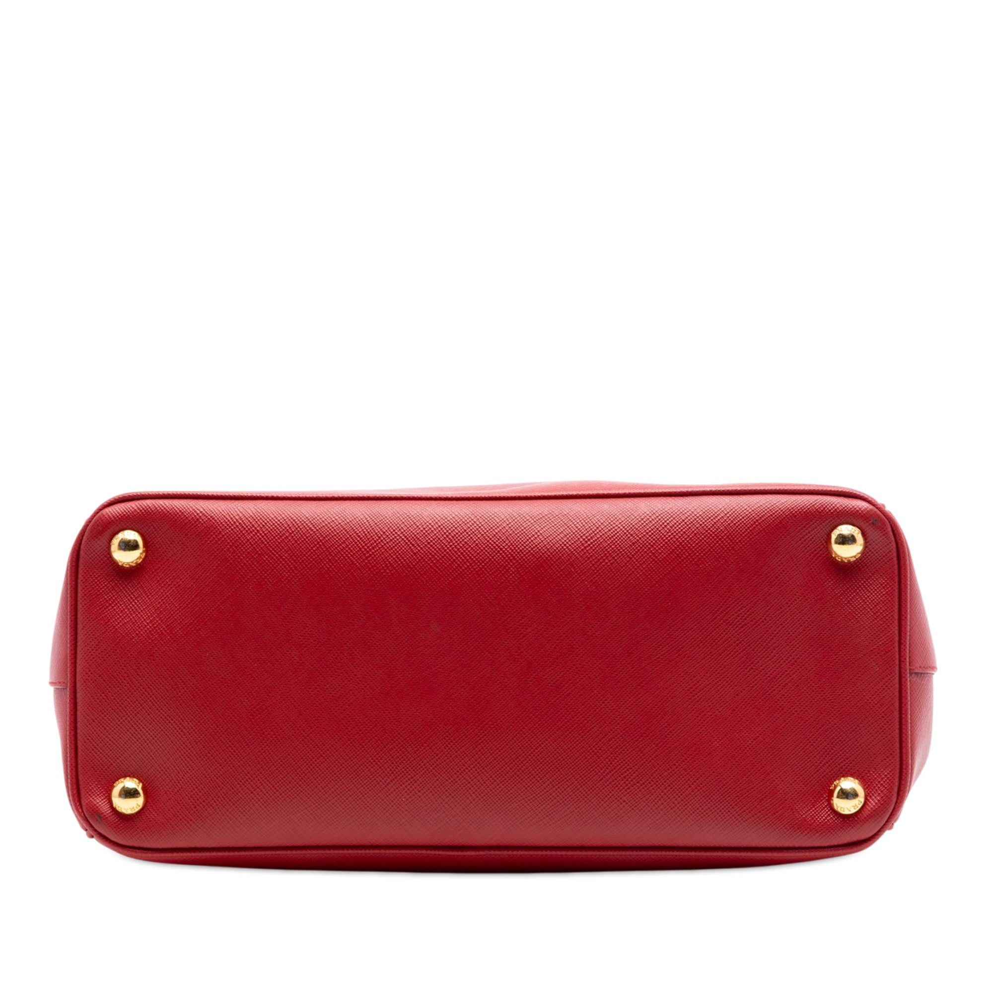 Small Saffiano Lux Galleria Double Zip Satchel - Image 3