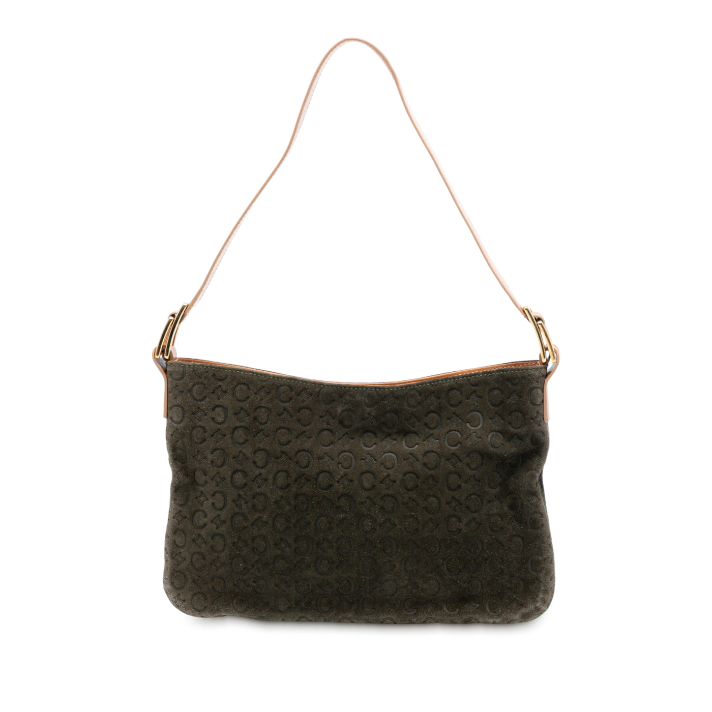 C Macadam Suede Shoulder Bag - Image 1