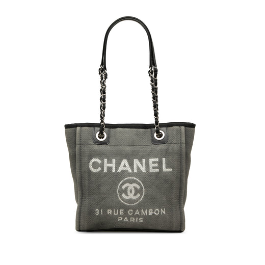 Mini Canvas Deauville Tote - Image 1