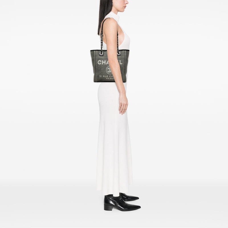 Mini Canvas Deauville Tote - Image 7