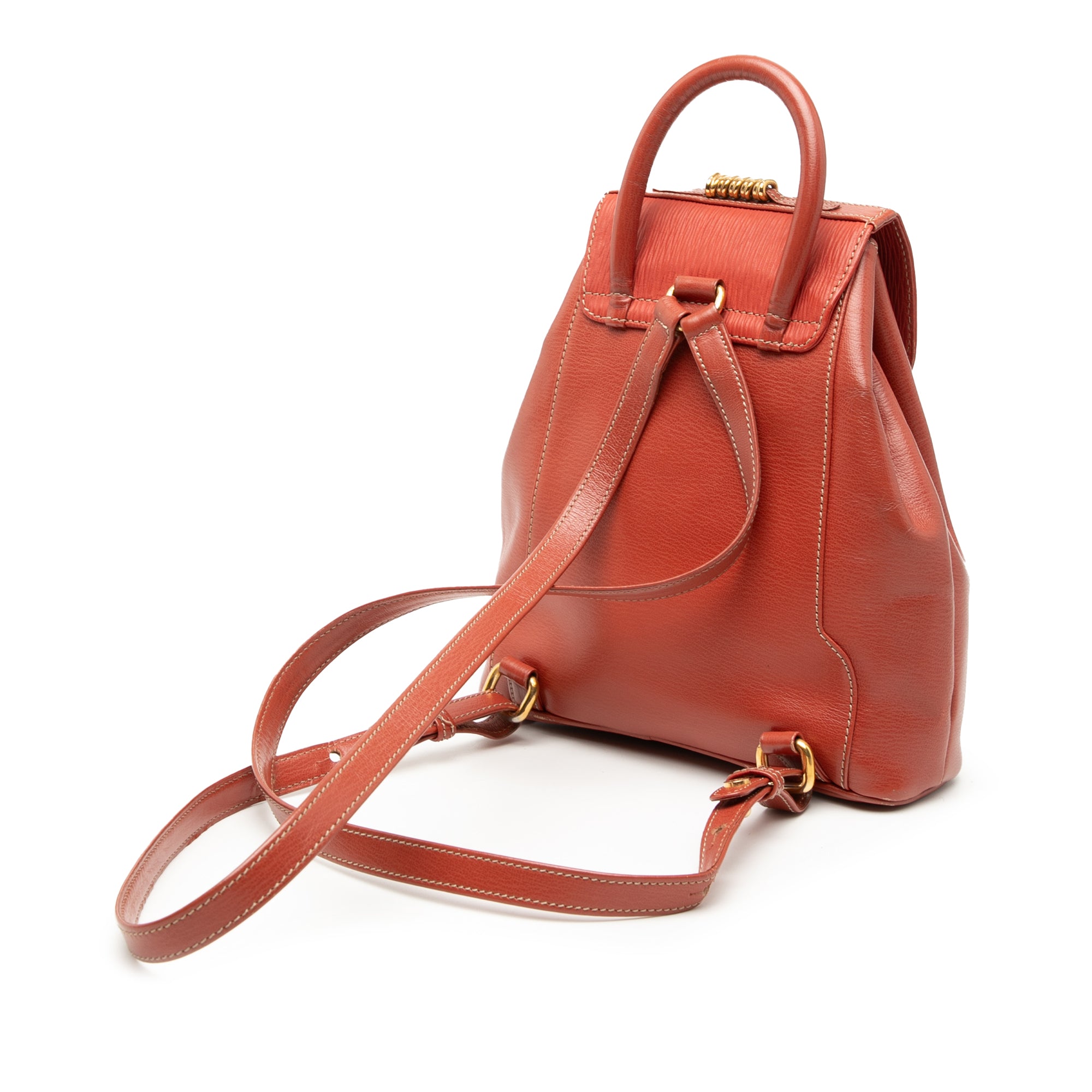 Leather Velazquez Twist Backpack - Image 2