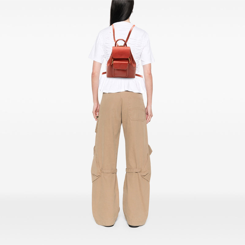 Leather Velazquez Twist Backpack - Image 7