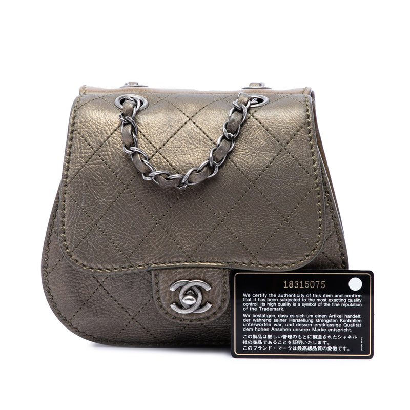Small Quilted Calfskin Coco Twin Flap - Image 7