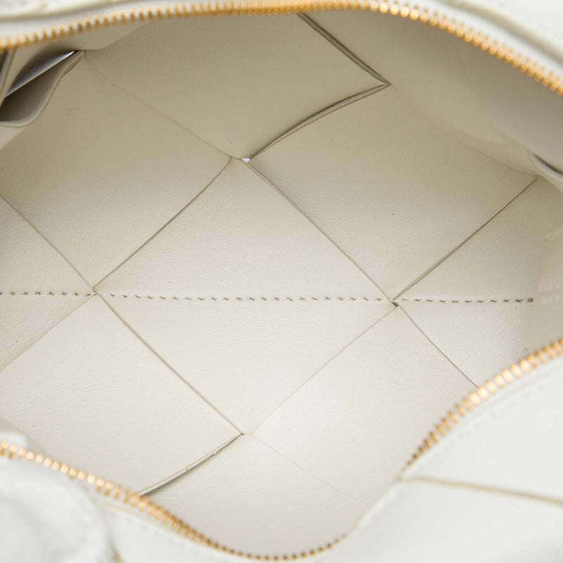 Mini Lambskin Intrecciato Cassette Camera Bag - Image 4
