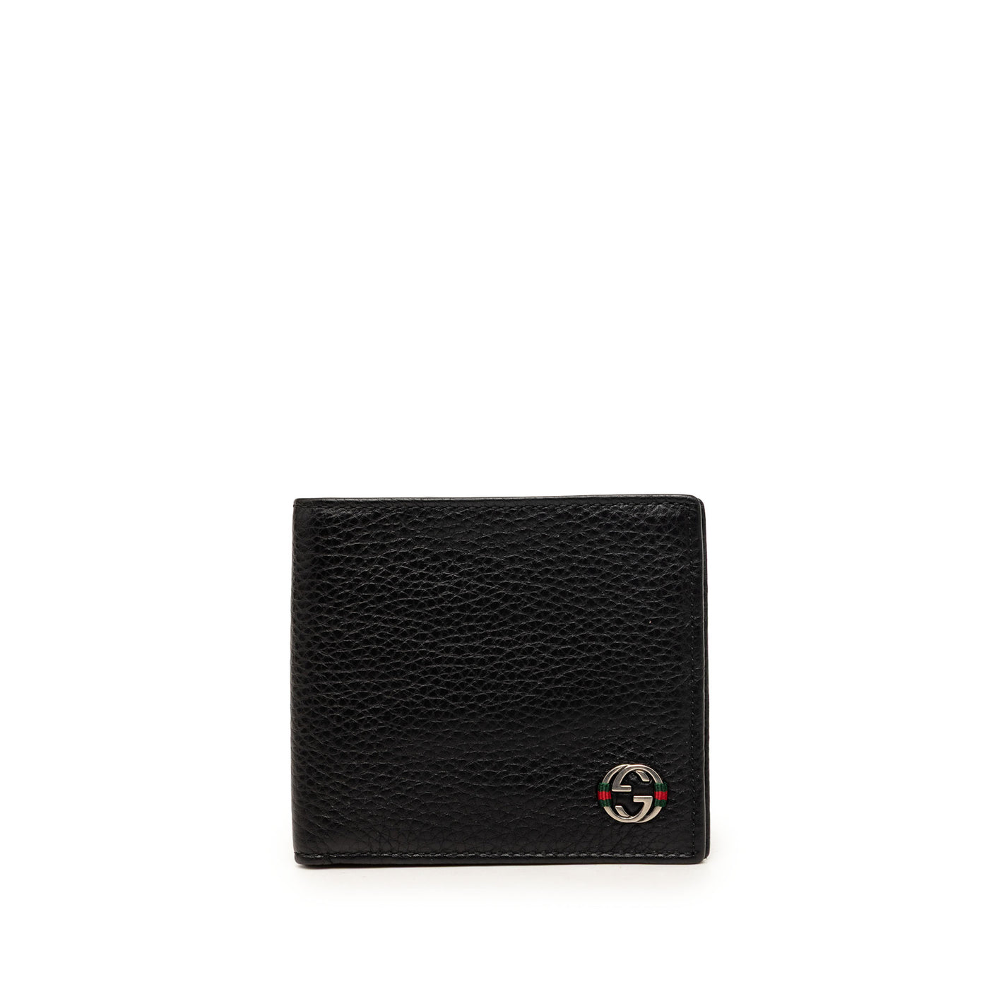 Calfskin Web Interlocking G Bifold Wallet - Image 1